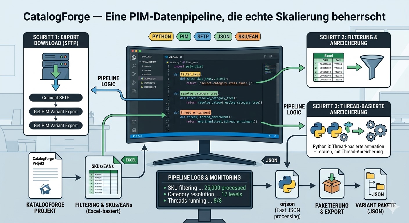 CatalogForge — Building a PIM Data Pipeline That Actually Handles Scale